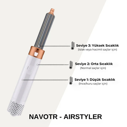 NavoTr-Airstyler 5'i 1 Arada Saç Şekillendirici